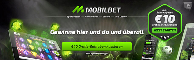 Registrieren und 10€ Gratis-Guthaben sichern!